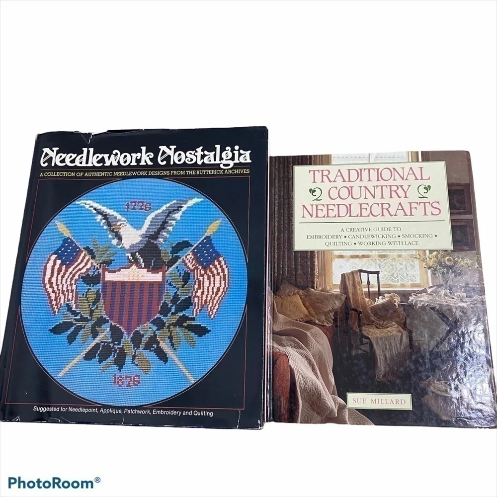 Needlecraft Hardcover Book Lot Bundle Coffee Table